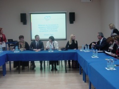 20 November 2012 The members of the Committee on the Rights of the Child at “Dr Milan Petrovic” school in Novi Sad